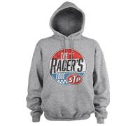 STP Offizielles Lizenzprodukt The Racer's Edge Kapuzenpullover (Heather Grau), Medium
