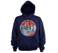 STP Offizielles Lizenzprodukt The Racer's Edge Kapuzenpullover (Marineblau), X-Large