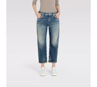 Mac Straight Fit Jeans in Vintage-Used mit Saumumschlag D40 / L30 Straight Fit