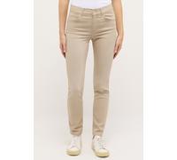 Straight-Jeans ANGELS "CICI", Damen, Gr. 44, Länge 32, sand used, Web, Obermaterial: 89% Baumwolle, 8% Polyester, 3% Elasthan, slim fit normal, Jeans Straight-Jeans, in Slim Fit-Passform (95047208-44)