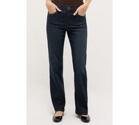 Straight-Jeans ANGELS "Lara", Damen, Gr. 36, Länge 30, blau (rinse night blau used), Denim/Jeans, Obermaterial: 89% Baumwolle, 8% Polyester, 3% Elasthan, Jeans Straight-Jeans, Wide Leg (24608323-36) r