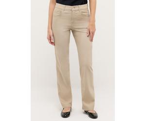 Straight-Jeans ANGELS "Lara", Damen, Gr. 38, Länge 32, sand used, Denim/Jeans, Obermaterial: 89% Baumwolle, 8% Polyester, 3% Elasthan, Jeans Straight-Jeans, Wide Leg (40747717-38) sand used
