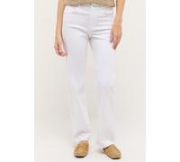 Straight-Jeans ANGELS "Lara", Herren, Gr. 46, Länge 32, weiß, Denim/Jeans, Obermaterial: 89% Baumwolle, 8% Polyester, 3% Elasthan, Jeans Straight-Jeans, Wide Leg (72892416-46) weiß