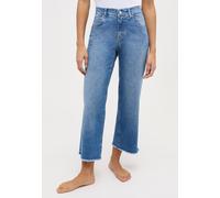 Straight-Jeans ANGELS "Linn", Damen, Gr. 34, Länge 24, light blau random used, Denim/Jeans, Obermaterial: 89% Baumwolle, 8% Polyester, 3% Elasthan, Jeans Straight-Jeans, Culotte (55584242-34) light bl