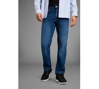 Straight-Jeans ARIZONA, Herren, Gr. 56, U + N + S Gr, blau used, Denim/Jeans, Obermaterial: 84% Baumwolle, 14% Polyester, 2% Elasthan, unifarben, straight fit lang, Jeans Straight-Jeans, gerader Schni