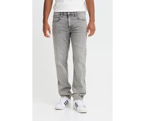 Straight-Jeans BLEND "BHROCK REG FIT PPNOOS", Herren, Gr. 33, Länge 32, denim lightgrau, 23, Denim/Jeans, Obermaterial: 99% Baumwolle, 1% Elasthan, Abriebeffekte, regular fit lang, Jeans Straight-Jean