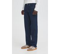 Straight-Jeans BLEND "BHROCK REG FIT PPNOOS", Herren, Gr. 38, Länge 34, denim unwashed blau, Denim/Jeans, Obermaterial: 99% Baumwolle, 1% Elasthan, Abriebeffekte, regular fit lang, Jeans Straight-Jean