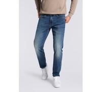 Straight-Jeans BOSS ORANGE "Re Maine Stretch Denim", Herren, Gr. 32, Länge 30, blau (navy411), Denim/Jeans, Obermaterial: 92% Baumwolle, 6% Polyester, 2% Elasthan, unifarben, regular fit lang, Jeans S