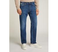 Straight-Jeans CALVIN KLEIN JEANS "STANDARD STRAIGHT", Herren, Gr. 32, Länge 34, blau (denim schwarz), Denim/Jeans, Obermaterial: 99% Baumwolle, 1% Elasthan, unifarben, casual, straight fit, Jeans, Co