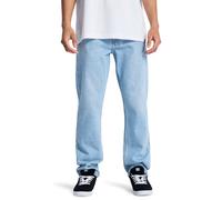 Straight-Jeans DC SHOES "Straight", Herren, Gr. 32(M) / Länge 32(M), Länge 34, indigo light, Obermaterial: 75% Walkfrottier, 25% Walkfrottier;, Jeans Straight-Jeans (75992538-32) indigo light