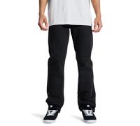 Straight-Jeans DC SHOES "Straight", Herren, Gr. 32(M) / Länge 32(M), Länge 34, schwarz tint, Obermaterial: 75% Walkfrottier, 25% Walkfrottier;, Jeans Straight-Jeans (12092643-32) schwarz tint
