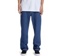 Straight-Jeans DC SHOES "Worker" Gr. 31(S/M) / Länge 32(M), Länge 34, blau (indigo dark) Herren Jeans (39196423-31) indigo dark