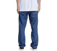 Straight-Jeans DC SHOES "Worker" Gr. 33(M/L) / Länge 34(L), Länge 34, blau (indigo dark) Herren Jeans (39196423-33) indigo dark