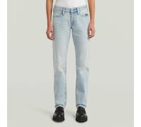 Straight-Jeans G-STAR "Lennoxx Slim Straight Wmn", Damen, Gr. 26, Länge 32, sun faded blau galena, Denim/Jeans, Obermaterial: 99% Baumwolle, 1% Elasthan, straight fit lang, Jeans Straight-Jeans, mit s