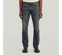 Straight-Jeans G-STAR "Mosa Straight", Herren, Gr. 30, Länge 32, beige (antic sand blast), Denim/Jeans, Obermaterial: 99% Baumwolle, 1% Elasthan, straight fit normal, Jeans Straight-Jeans, mit hellen