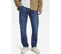 Straight-Jeans G-STAR "Mosa Straight", Herren, Gr. 31, Länge 32, blau (faded atlantic ocean), Denim/Jeans, Obermaterial: 99% Baumwolle, 1% Elasthan, straight fit normal, Jeans Straight-Jeans, mit hell
