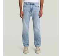 Straight-Jeans G-STAR "Mosa Straight", Herren, Gr. 33, Länge 32, blau (sun faded cloudburst), Denim/Jeans, Obermaterial: 99% Baumwolle, 1% Elasthan, straight fit normal, Jeans Straight-Jeans, mit hell