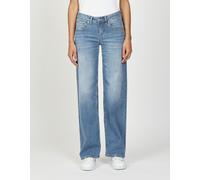 Straight-Jeans GANG "94RIVER", Damen, Gr. 33, N-Gr, blau (bright spring), Denim/Jeans, Obermaterial: 98% Baumwolle, 2% Elasthan, regular fit, Jeans Straight-Jeans, mit zusätzlicher kleiner Gesäßtasche