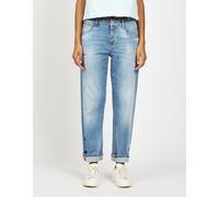 Straight-Jeans GANG "94THELMA", Damen, Gr. 34, N-Gr, bright vint blau, Denim/Jeans, Obermaterial: 98% Baumwolle, 2% Elasthan, gerade knöchelfrei, Jeans Straight-Jeans, mit Detail oberhalb der Münztasc