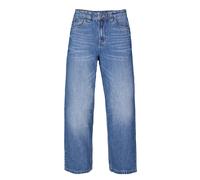 Straight-Jeans GARCIA "JAYSEN", Jungen, Gr. 128, N-Gr, blau (medium used 5433), Denim/Jeans, Obermaterial: 100% Baumwolle, unifarben, straight fit knöchellang, Jeans Straight-Jeans, im Five-Pocket Sty