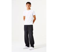 Straight-Jeans GARCIA "JAYSEN", Jungen, Gr. 146, N-Gr, blau (schwarz used 9321), Denim/Jeans, Obermaterial: 100% Baumwolle, straight fit knöchellang, Jeans Straight-Jeans, im Five-Pocket Style, for Bo