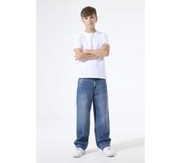 Straight-Jeans GARCIA "JAYSEN", Jungen, Gr. 176, N-Gr, blau (medium used 5814), Denim/Jeans, Obermaterial: 100% Baumwolle, straight fit knöchellang, Jeans Straight-Jeans, im Five-Pocket Style, for Boy