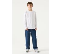 Straight-Jeans GARCIA "JAYSEN", Jungen, Gr. 176, N-Gr, blau (schwarz used), Denim/Jeans, Obermaterial: 100% Baumwolle, straight fit knöchellang, Jeans Straight-Jeans, im Five-Pocket Style, for Boys (1