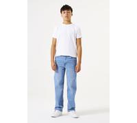 Straight-Jeans GARCIA "JAYSEN", Kinder, Gr. 134, N-Gr, blau (medium used 6656), Denim/Jeans, Obermaterial: 99% Baumwolle, 1% Elasthan, unifarben, straight fit knöchellang, Jeans Straight-Jeans, im Fiv