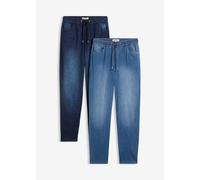 Straight Jeans High Waist, Bequembund (2er Pack) 44