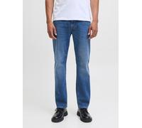 Jack & Jones Straight Fit Jeans im 5-Pocket-Design Modell 'Clark' in Jeansblau, Größe 34/34