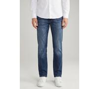 Straight-Jeans JOOP "Fortres", Herren, Gr. 32, Länge 30, blau (medium blau), Denim/Jeans, Obermaterial: 89% Baumwolle, 10% Hanf, 1% Elasthan, unifarben, gerade lang, Jeans Straight-Jeans (90043616-32)