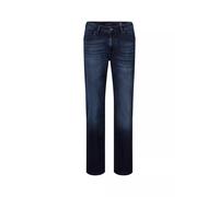 Straight-Jeans JOOP "Fortres", Herren, Gr. 34, Länge 32, dunkelblau, Denim/Jeans, Obermaterial: 99% Baumwolle, 1% Elasthan, unifarben, gerade, Jeans Straight-Jeans, mit Used-Waschung (60589823-34)