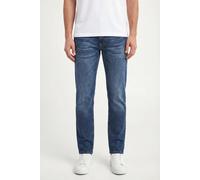 Straight-Jeans JOOP "Fortres", Herren, Gr. 34, Länge 32, blau (medium blau), Denim/Jeans, Obermaterial: 89% Baumwolle, 10% Hanf, 1% Elasthan, unifarben, gerade lang, Jeans Straight-Jeans (46927224-34)