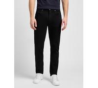 Lee Brooklyn Straight Herren Jeans, Clean Black, 38W / 34L