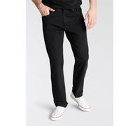 Straight-Jeans LEE "Extreme Motion", Herren, Gr. 38, Länge 32, schwarz, Denim/Jeans, Obermaterial: 76% Baumwolle, 22% Polyester, 2% Elasthan, normal lang, Jeans Straight-Jeans, Extreme Motion Stretchw