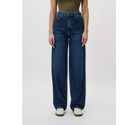 Straight-Jeans LEGER "Cleo Tall, LeGer by Lena Gercke", Damen, Gr. 42, N-Gr, dunkelblau denim, Denim/Jeans, Obermaterial: 100% Baumwolle, unifarben, regular fit lang, Jeans Straight-Jeans, Regular fit