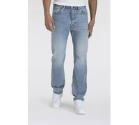 Straight-Jeans LEVI'S "501 LEVI'S ORIGINAL", Herren, Gr. 38, Länge 32, low on sleep ltwt, Denim/Jeans, Obermaterial: 100% Baumwolle, normal lang, Jeans Straight-Jeans, mit Markenlabel, Topseller (5791