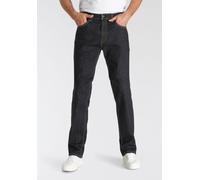 Jeans mit Kontrastnähten Modell 'DARK RINSE' 32/30 men Marineblau