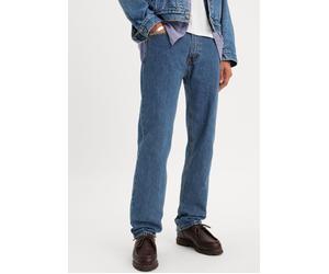Straight-Jeans LEVI'S "505", Herren, Gr. 33, Länge 30, blau (med sw), Denim/Jeans, Obermaterial: 100% Baumwolle, unifarben, regular fit lang, Jeans Straight-Jeans, REGULAR, Topseller (15884824-33) med