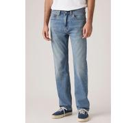 Straight-Jeans LEVI'S "505", Herren, Gr. 34, Länge 30, blau (waterfall cool), Denim/Jeans, Obermaterial: 99% Baumwolle, 1% Elasthan, unifarben, regular fit lang, Jeans Straight-Jeans, REGULAR, Topsell