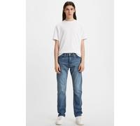 Straight-Jeans LEVI'S "505", Herren, Gr. 36, Länge 34, blau (goth fog adv), Denim/Jeans, Obermaterial: 70% Baumwolle, 28% Lyocell, 2% Elasthan, unifarben, regular fit lang, Jeans Straight-Jeans, REGUL