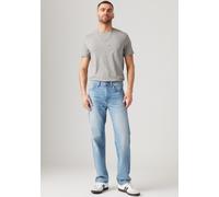 Straight-Jeans LEVI'S "505", Herren, Gr. 36, Länge 34, blau (hole in the), Denim/Jeans, Obermaterial: 99% Baumwolle, 1% Elasthan, unifarben, regular fit lang, Jeans Straight-Jeans, REGULAR (79898644-3