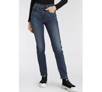 Levi's Damen 724 High Rise Straight Jean, Blue Wave Dark, 31W / 30L