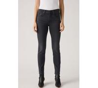 Levi's Damen 724 High Rise Straight Jeans Together Time Black 32 30