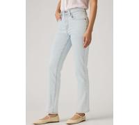 Straight-Jeans LEVI'S "724 HIGH RISE STRAIGHT", Damen, Gr. 33, Länge 32, would you be mine, Denim/Jeans, Obermaterial: 81% Baumwolle, 18% Polyester, 1% Elasthan, straight fit lang, Jeans Straight-Jean