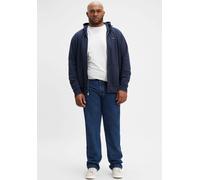 Straight-Jeans LEVI'S PLUS "501 LEVI'SORIGINAL B&T", Herren, Gr. 48, Länge 32, schwarz indigo flat, Denim/Jeans, Obermaterial: 100% Baumwolle, straight fit, Jeans Straight-Jeans (55068664-48)