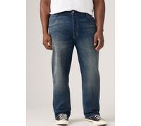 Straight-Jeans LEVI'S PLUS "501 LEVI'SORIGINAL B&T", Herren, Gr. 50, Länge 32, blau (3pm in columbus), Denim/Jeans, Obermaterial: 99% Baumwolle, 1% Elasthan, straight fit, Jeans Straight-Jeans (448095