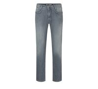 Straight-Jeans MAC "Arne", Herren, Gr. 34, Länge 32, grau (dunkelgrau used), Denim/Jeans, Obermaterial: 99% Baumwolle, 1% Elasthan, gerade, Jeans Straight-Jeans, in gepflegter Optik, mit Stretch (5384
