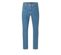 Straight-Jeans MAC "Arne", Herren, Gr. 36, Länge 30, blau (light indigo bleach), Denim/Jeans, Obermaterial: 97% Baumwolle, 3% Elasthan, gerade, Jeans Straight-Jeans, in gepflegter Optik, mit Stretch (