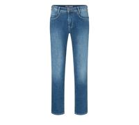 Straight-Jeans MAC "Arne", Herren, Gr. 36, Länge 32, blau (authentic blau used), Denim/Jeans, Obermaterial: 99% Baumwolle, 1% Elasthan, gerade, Jeans Straight-Jeans, in gepflegter Optik, mit Stretch,